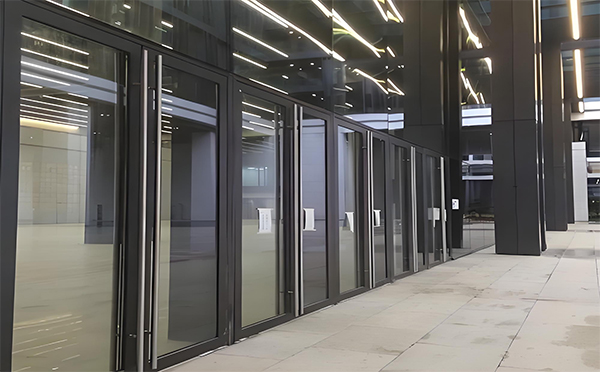 耀州玻璃地弹门 耀州玻璃地弹门